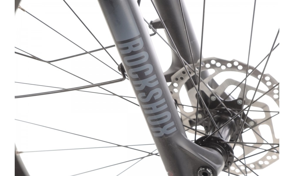 Rower trekingowy elektryczny Kellys E-Carson 70  Panasonic - szaro-czarny