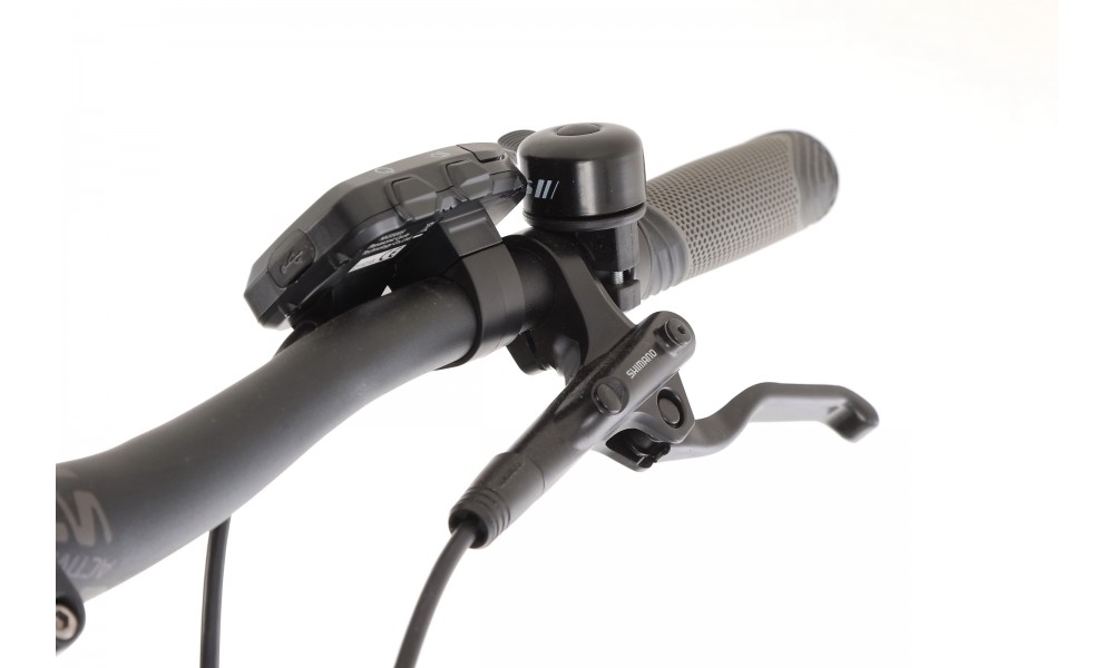 Rower trekingowy elektryczny Kellys E-Carson 70  Panasonic - szaro-czarny