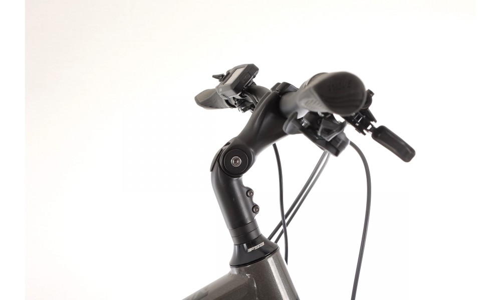 Rower trekingowy elektryczny Kellys E-Carson 70  Panasonic - szaro-czarny