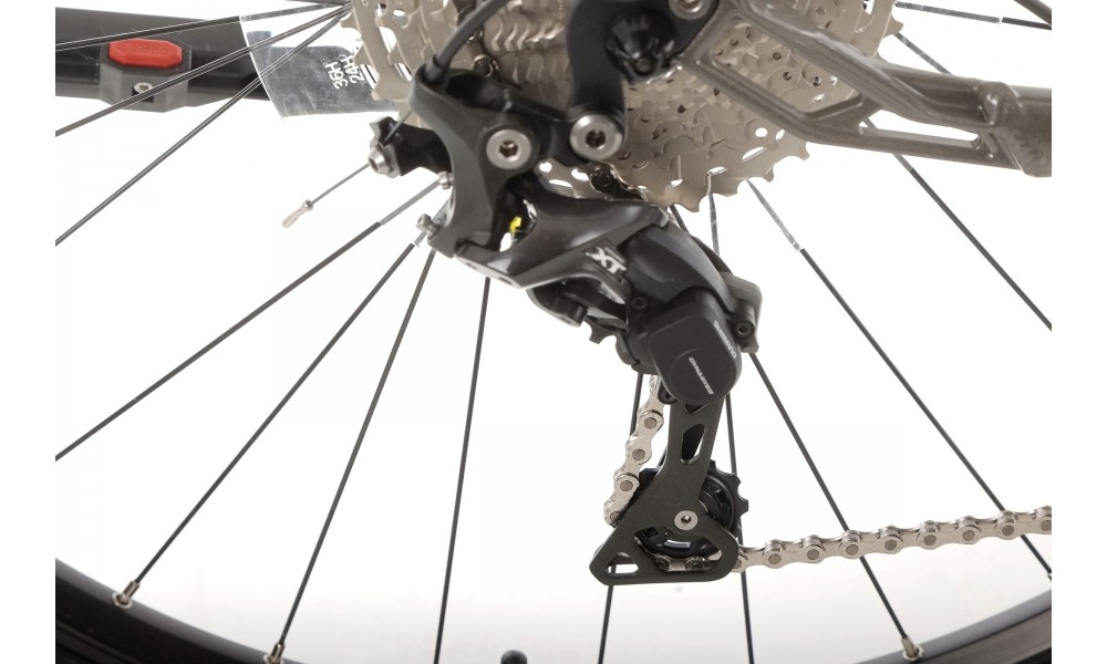 Rower trekingowy elektryczny Kellys E-Carson 70  Panasonic - szaro-czarny