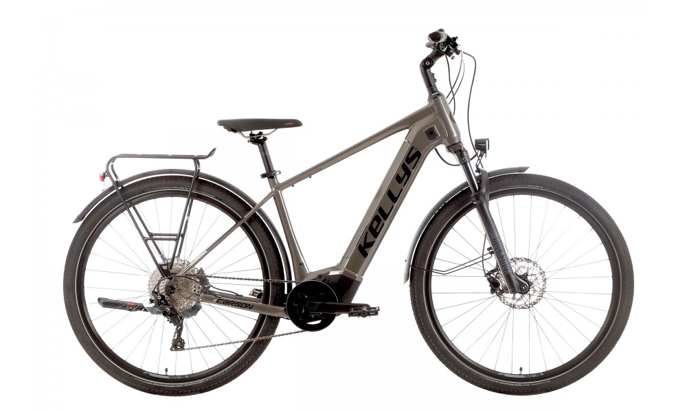 Kellys E-Carson 70 Panasonic szaro-czarny