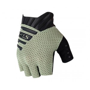 Rękawiczki KLS Cutout SHORT 022 - zielony-czarny 1