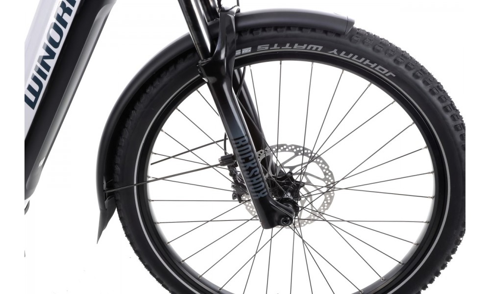 Rower trekkingowy elektryczny Winora Yucatan X12 Pro-Low - biały