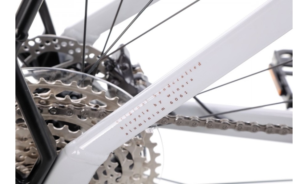 Rower trekkingowy elektryczny Winora Yucatan X12 Pro-Low - biały