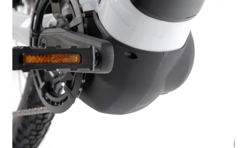 Rower trekkingowy elektryczny Winora Yucatan X12 Pro-Low - biały