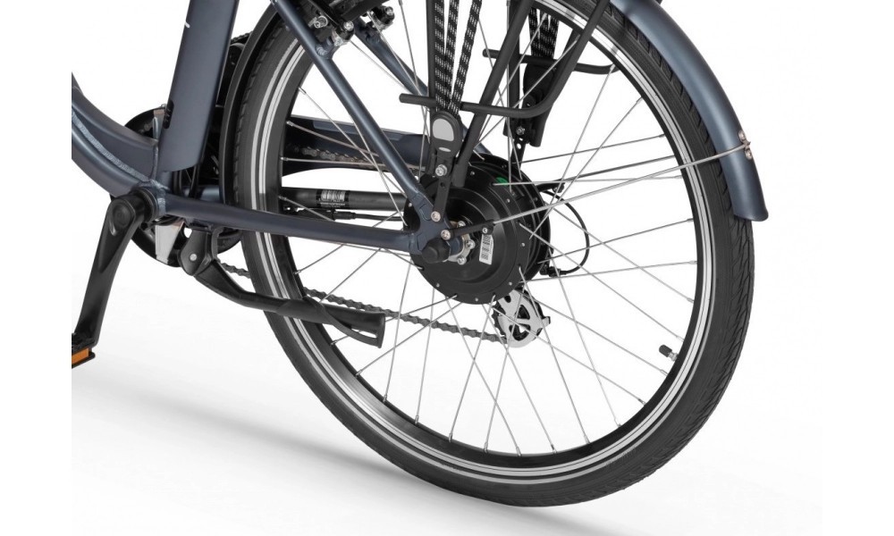 Rower miejski elektryczny Ecobike Traffic 26" 2023 14,5Ah - granatowy