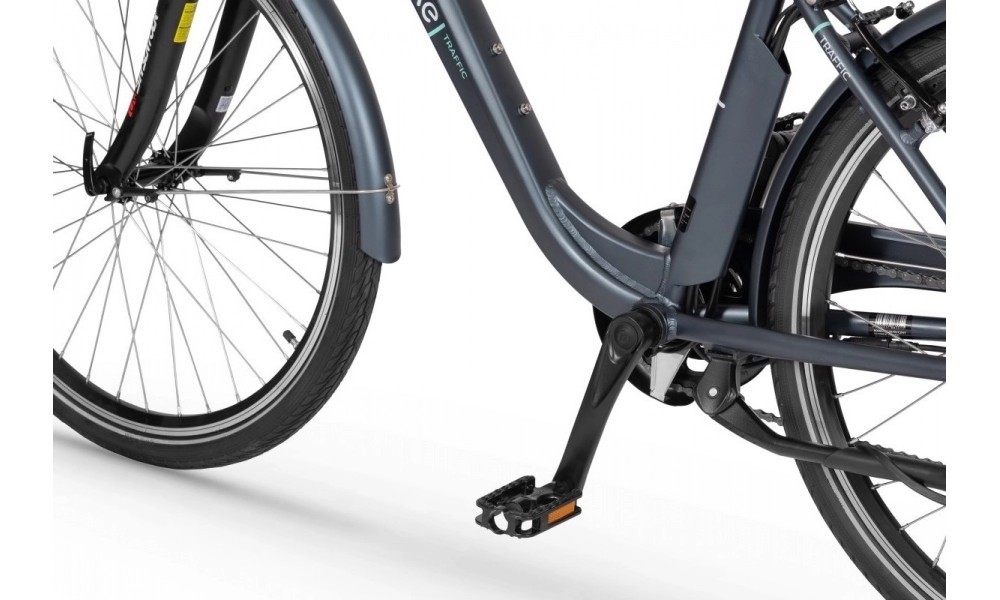 Rower miejski elektryczny Ecobike Traffic 26" 2023 14,5Ah - granatowy