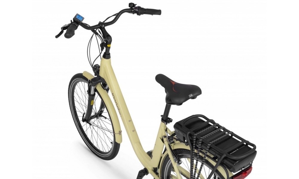 Rower miejski elektryczny Ecobike Traffic 26" 2023 14,5Ah - beżowy