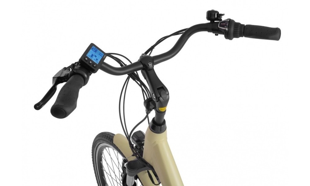 Rower miejski elektryczny Ecobike Traffic 26" 2023 14,5Ah - beżowy