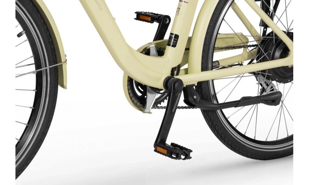 Rower miejski elektryczny Ecobike Traffic 26" 2023 14,5Ah - beżowy
