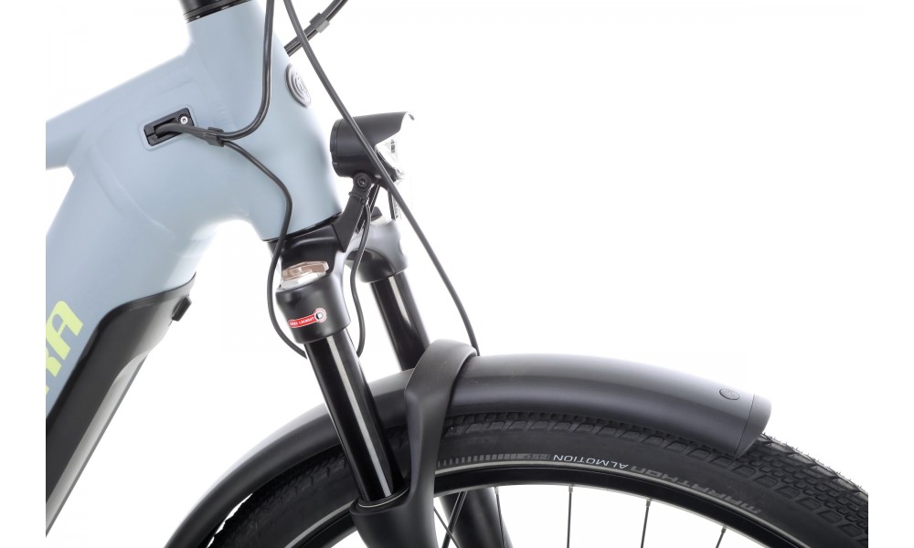 Rower trekkingowy elektryczny Winora Yucatan X10 High - szary