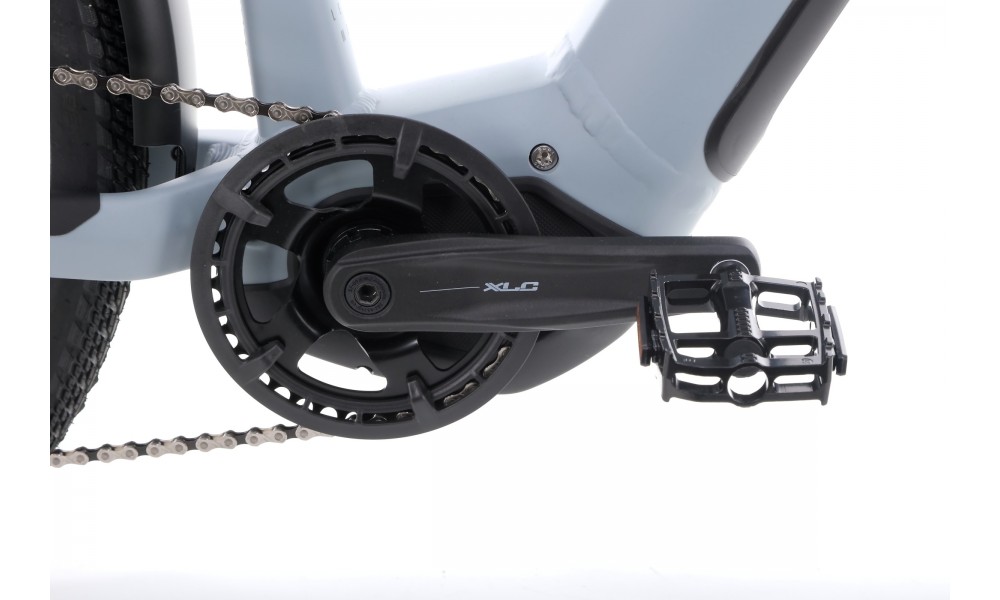 Rower trekkingowy elektryczny Winora Yucatan X10 High - szary