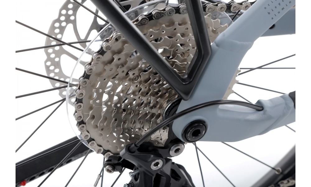 Rower trekkingowy elektryczny Winora Yucatan X10 High - szary