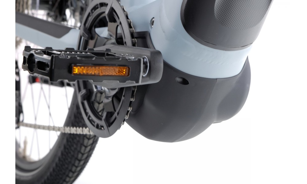 Rower trekkingowy elektryczny Winora Yucatan X10 High - szary