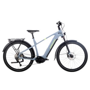 Rower trekkingowy elektryczny Winora Yucatan X10 High - szary 1