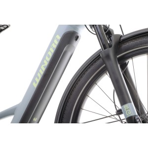 Rower trekkingowy elektryczny Winora Yucatan X10 Low - szary 2