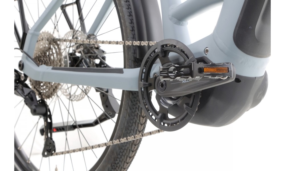 Rower trekkingowy elektryczny Winora Yucatan X10 Low - szary