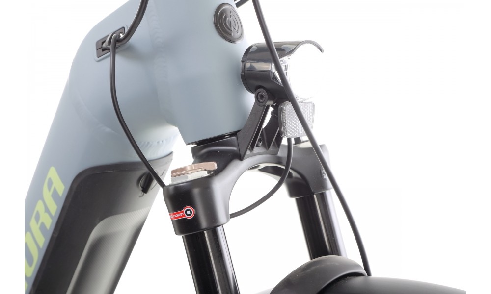 Rower trekkingowy elektryczny Winora Yucatan X10 Low - szary