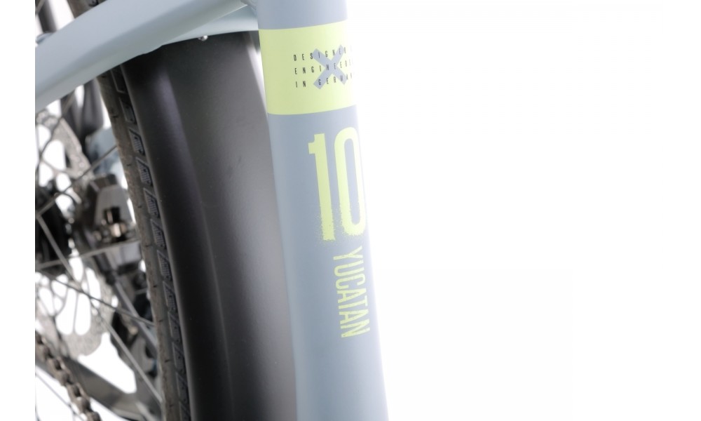 Rower trekkingowy elektryczny Winora Yucatan X10 Low - szary