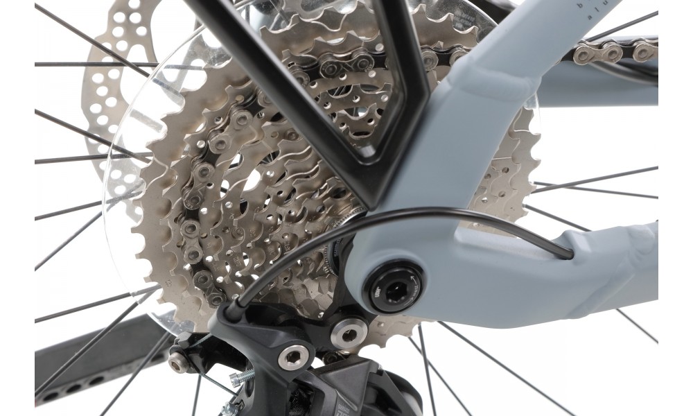 Rower trekkingowy elektryczny Winora Yucatan X10 Low - szary