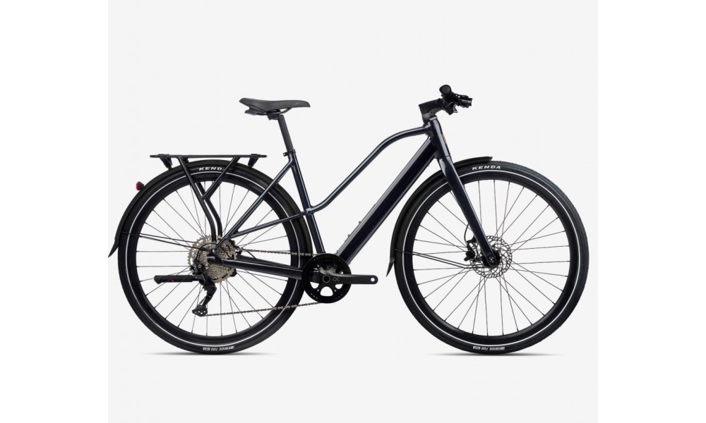 Rower miejski elektryczny Orbea VIBE MID H30 EQ - czarny