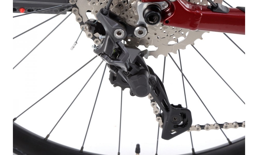 Rower miejski elektryczny Orbea VIBE MID H30 EQ - czerwony