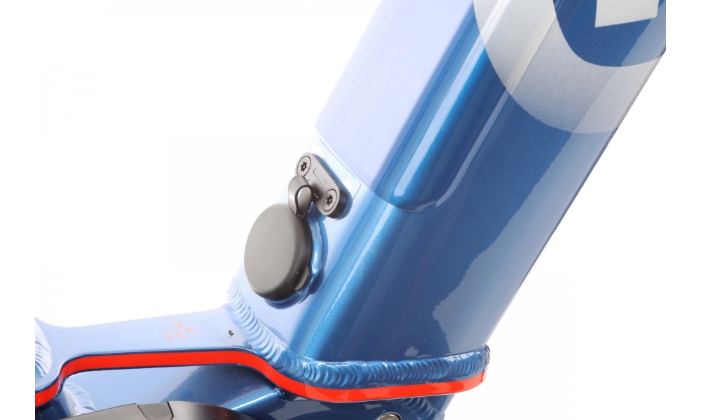 Rower miejski elektryczny Husqvarna Gran City 3 Wave - niebieski-czerwony