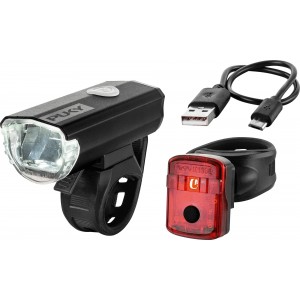 Zestaw oświetlenia LED Puky LUMI - czarny 1