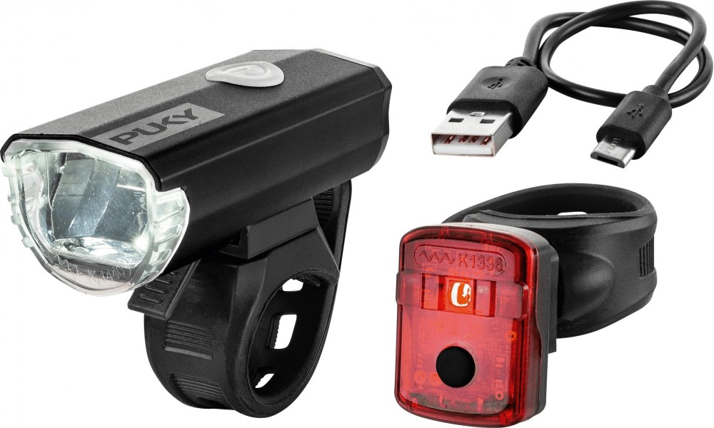 Zestaw oświetlenia LED Puky LUMI - czarny