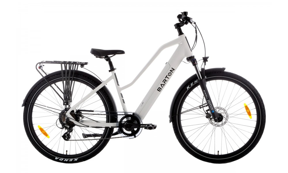 Rower elektryczny Barton HYBRID EV-350 - biały