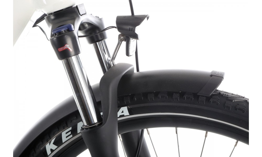 Rower elektryczny Barton HYBRID EV-350 - biały