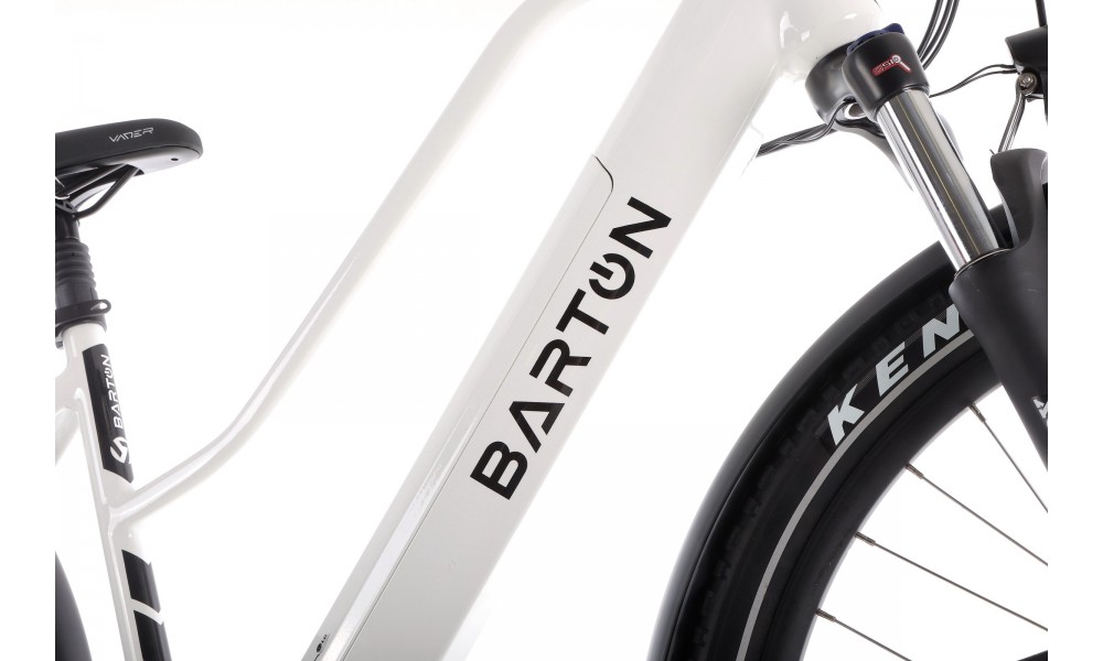 Rower elektryczny Barton HYBRID EV-350 - biały