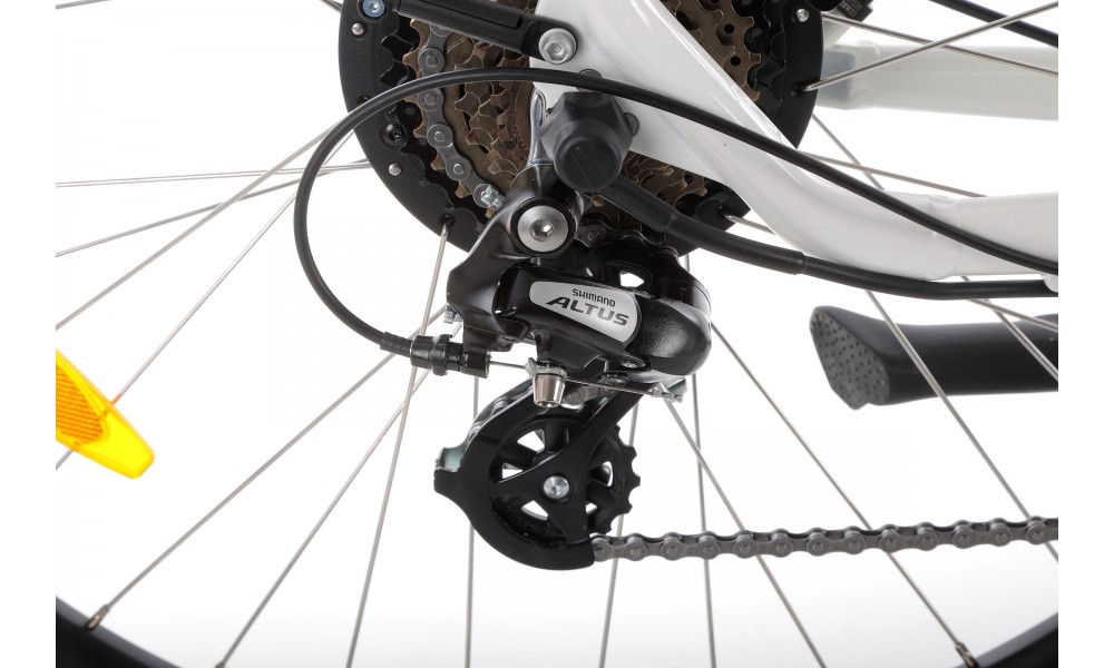 Rower elektryczny Barton HYBRID EV-350 - biały