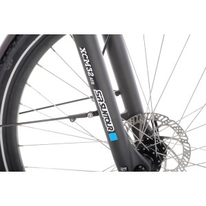 Rower elektryczny Barton HYBRID EV-350 - czerwony 2