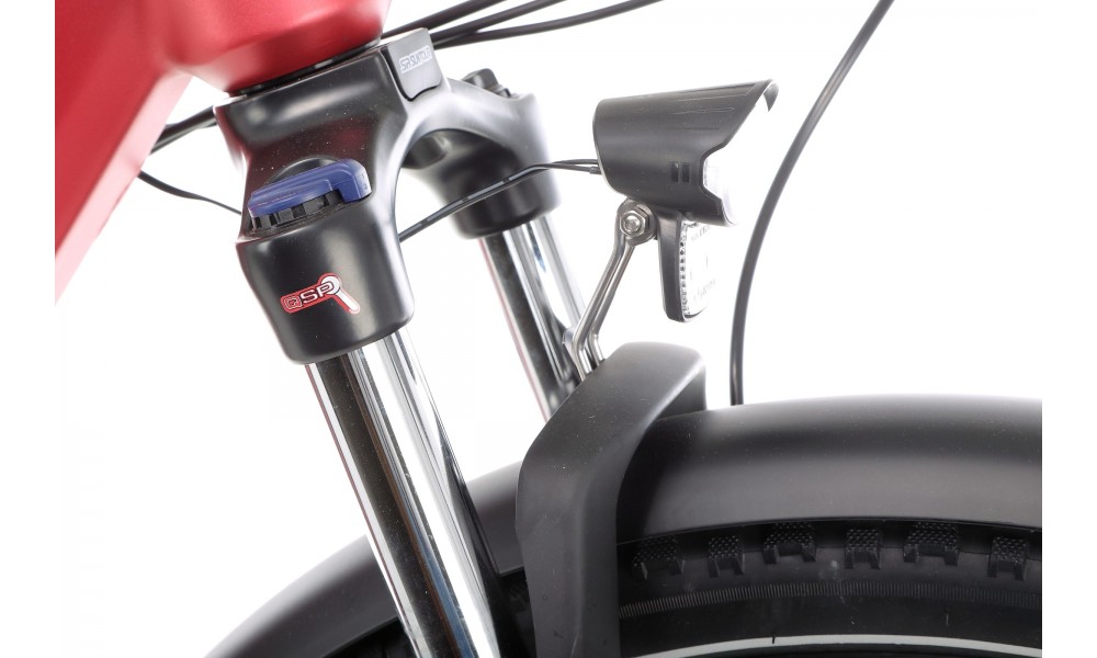 Rower elektryczny Barton HYBRID EV-350 - czerwony