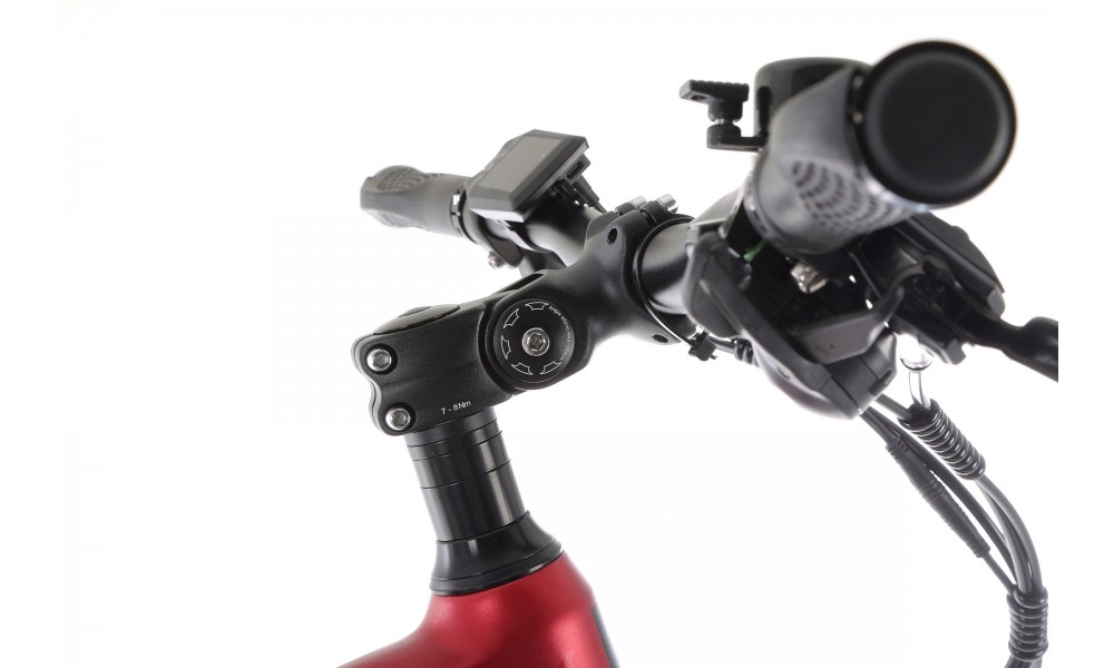 Rower elektryczny Barton HYBRID EV-350 - czerwony