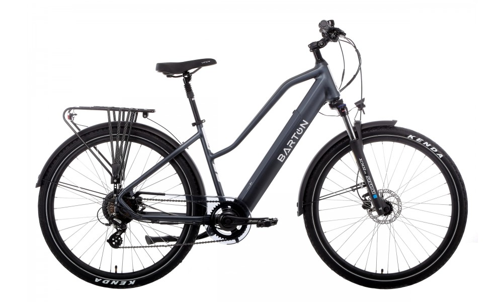 Rower elektryczny Barton HYBRID EV-350 - grafitowy