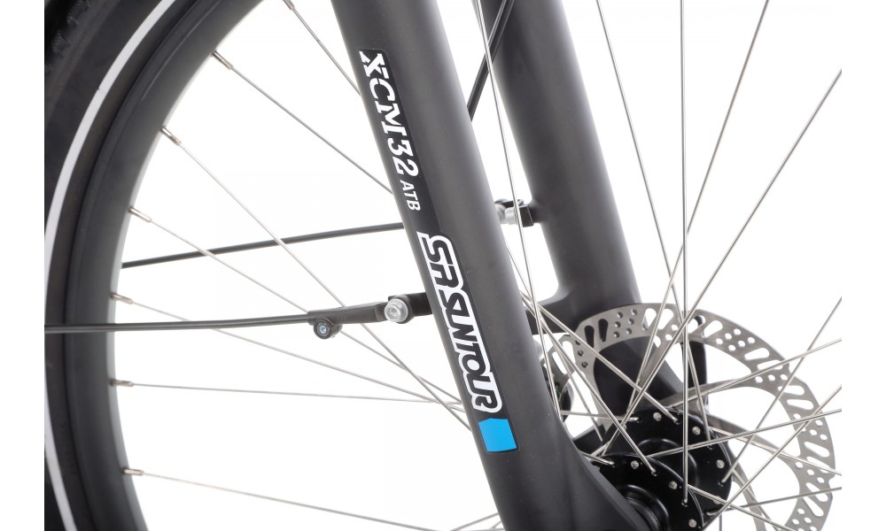 Rower elektryczny Barton HYBRID EV-350 - grafitowy