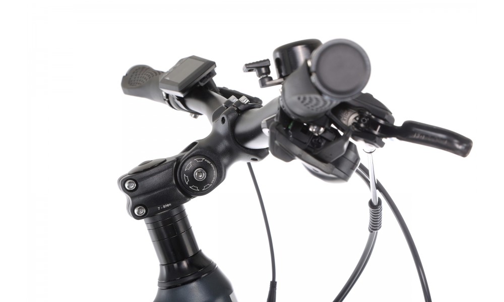 Rower elektryczny Barton HYBRID EV-350 - grafitowy