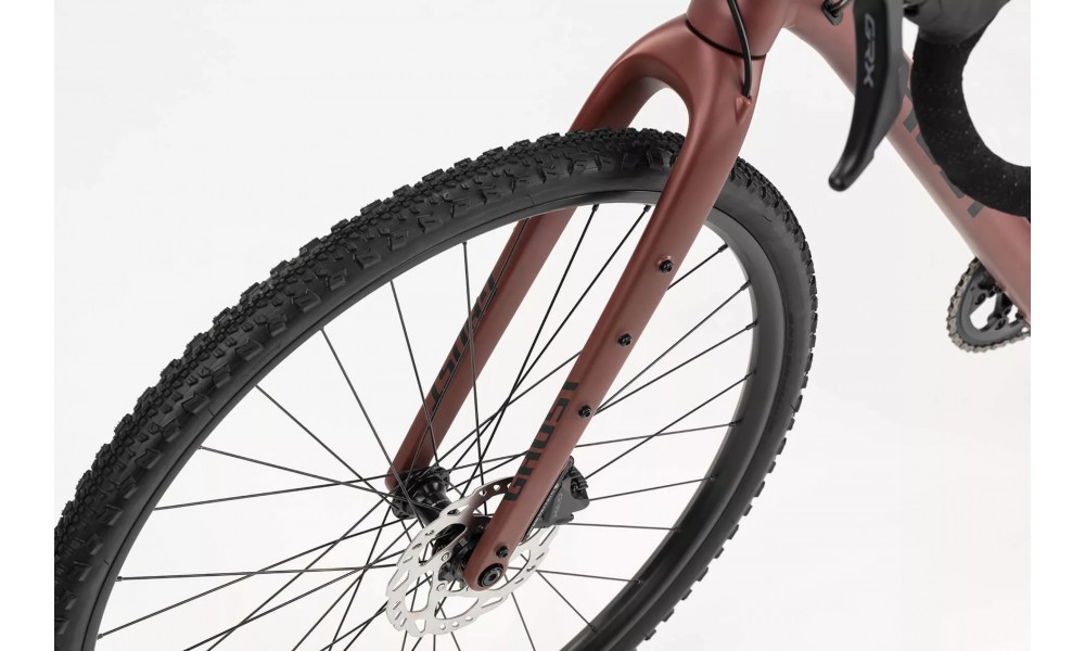 Rower gravel Ghost Asket Advanced - czerwono-czarny