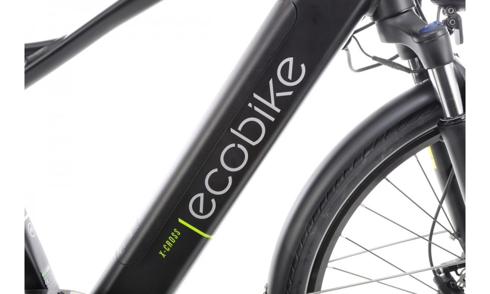 Rower trekkingowy elektryczny Ecobike X-Cross M - czarny