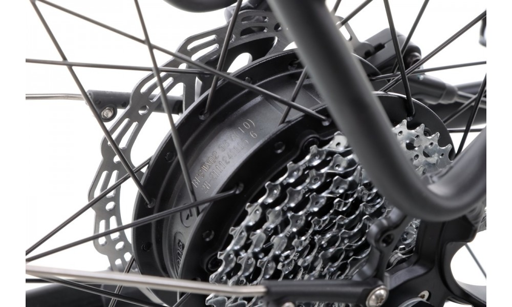 Rower trekkingowy elektryczny Ecobike X-Cross M - czarny