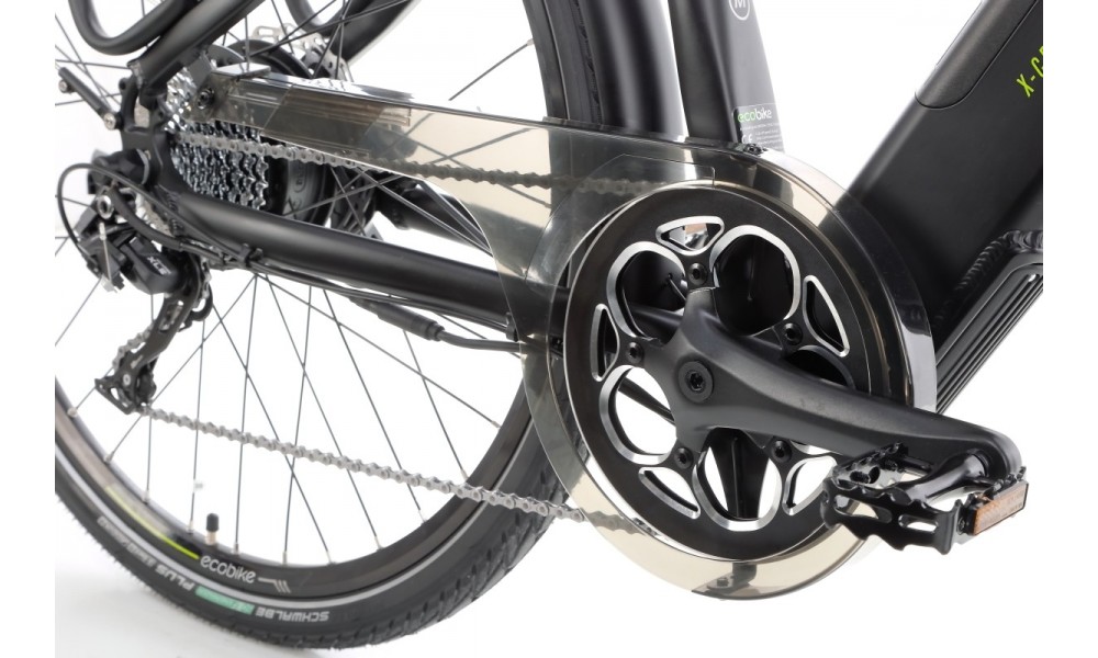 Rower trekkingowy elektryczny Ecobike X-Cross M - czarny