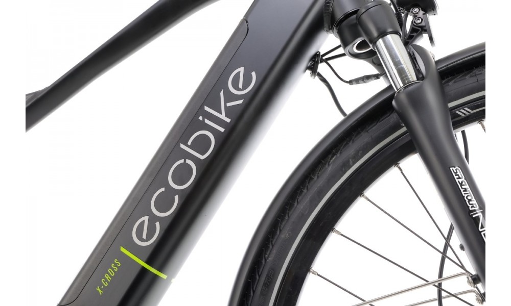 Rower trekkingowy elektryczny Ecobike X-Cross M - czarny