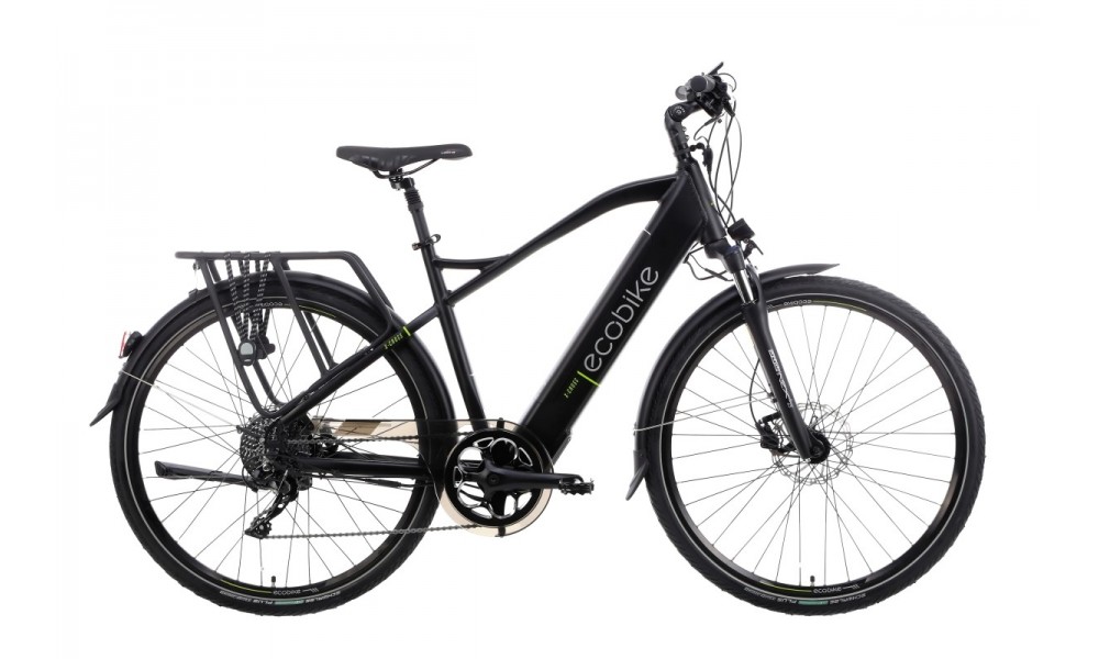 Rower trekkingowy elektryczny Ecobike X-Cross M - czarny