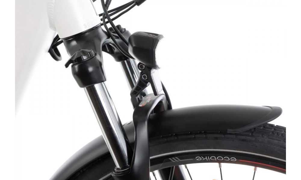 Rower trekkingowy elektryczny Ecobike LX300 - biały