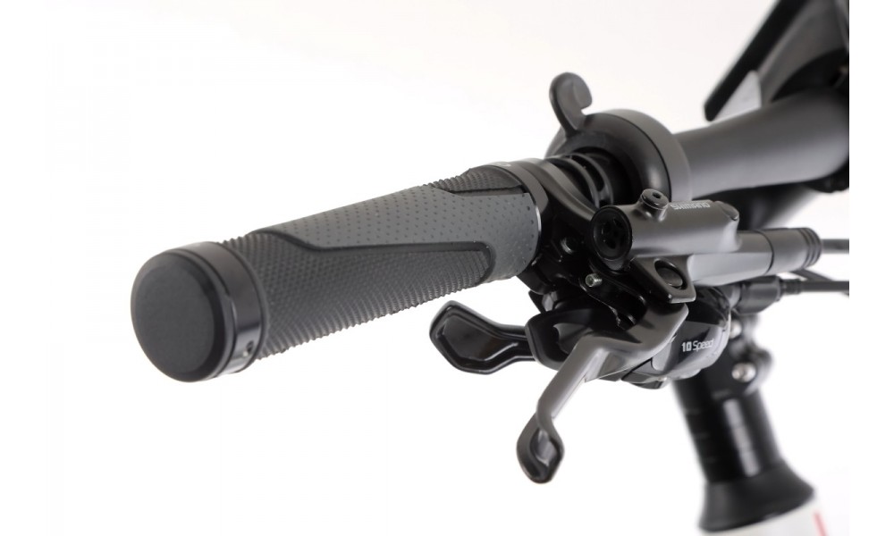 Rower trekkingowy elektryczny Ecobike LX300 - biały