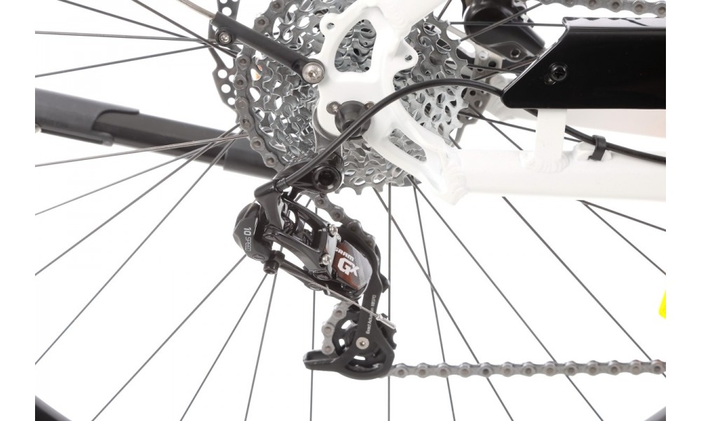 Rower trekkingowy elektryczny Ecobike LX300 - biały