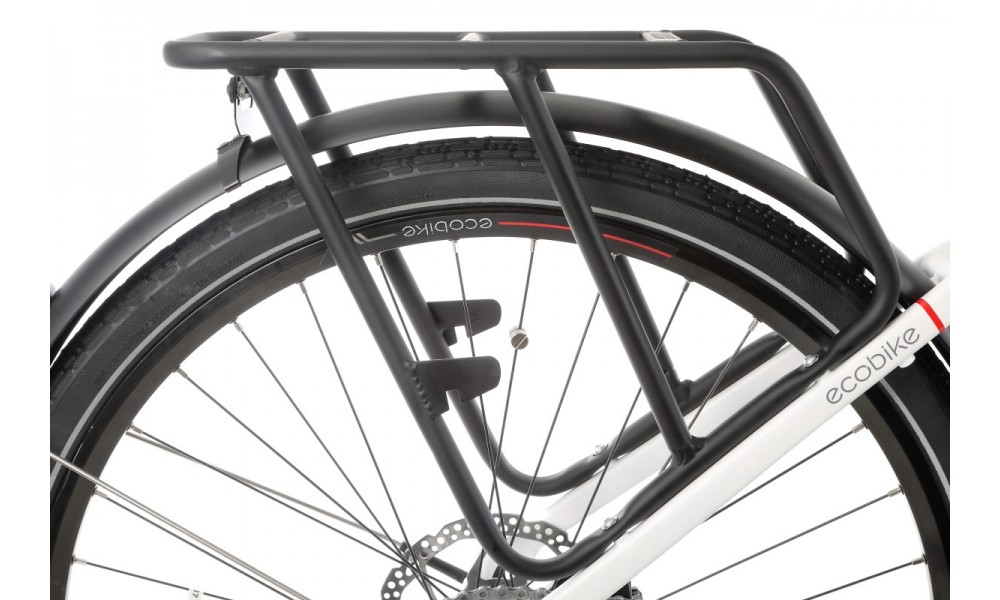 Rower trekkingowy elektryczny Ecobike LX300 - biały