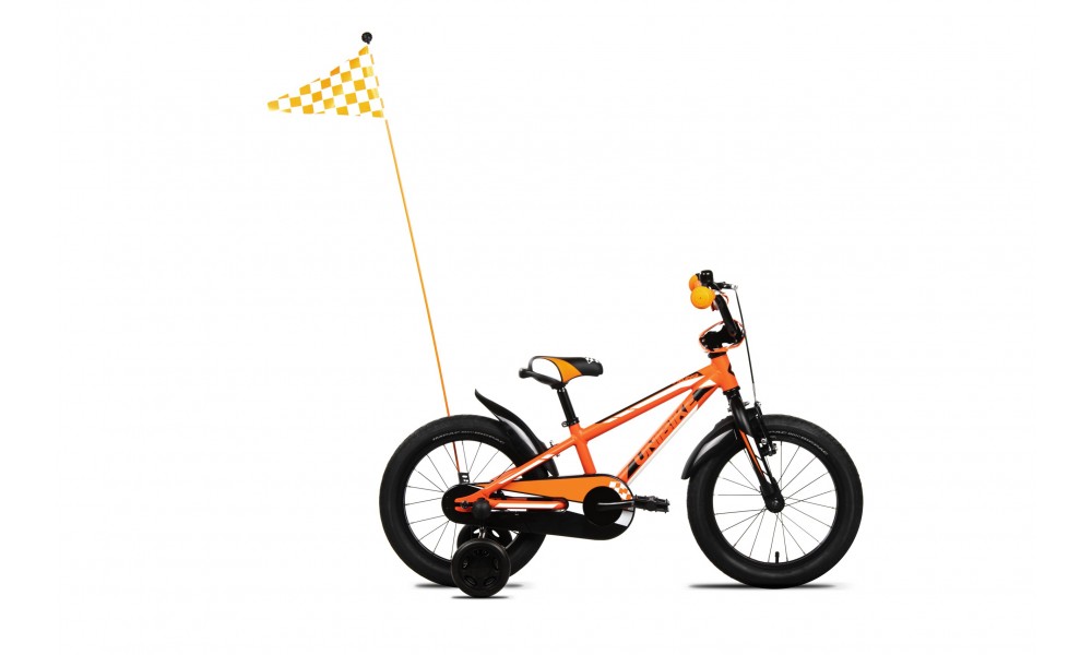 Rower dziecięcy Unibike Viking - pomarańczowy-czarny